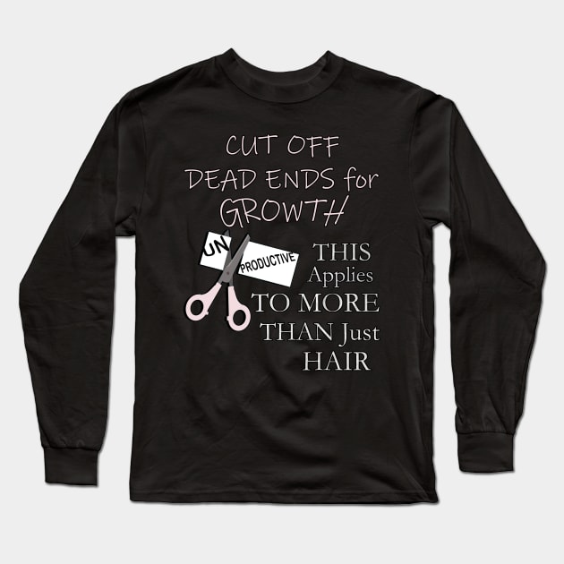 Funny Hairstylist Gifts Hairdresser Funny Barber Hair Quote Cosmetologist Graduation Gifts Long Sleeve T-Shirt by tamdevo1